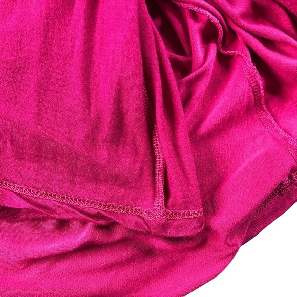 Theory Womens Fuscia Pink SzSmall Modal Tank Dress, Barbie, Barbiecore, Party - Picture 6 of 8